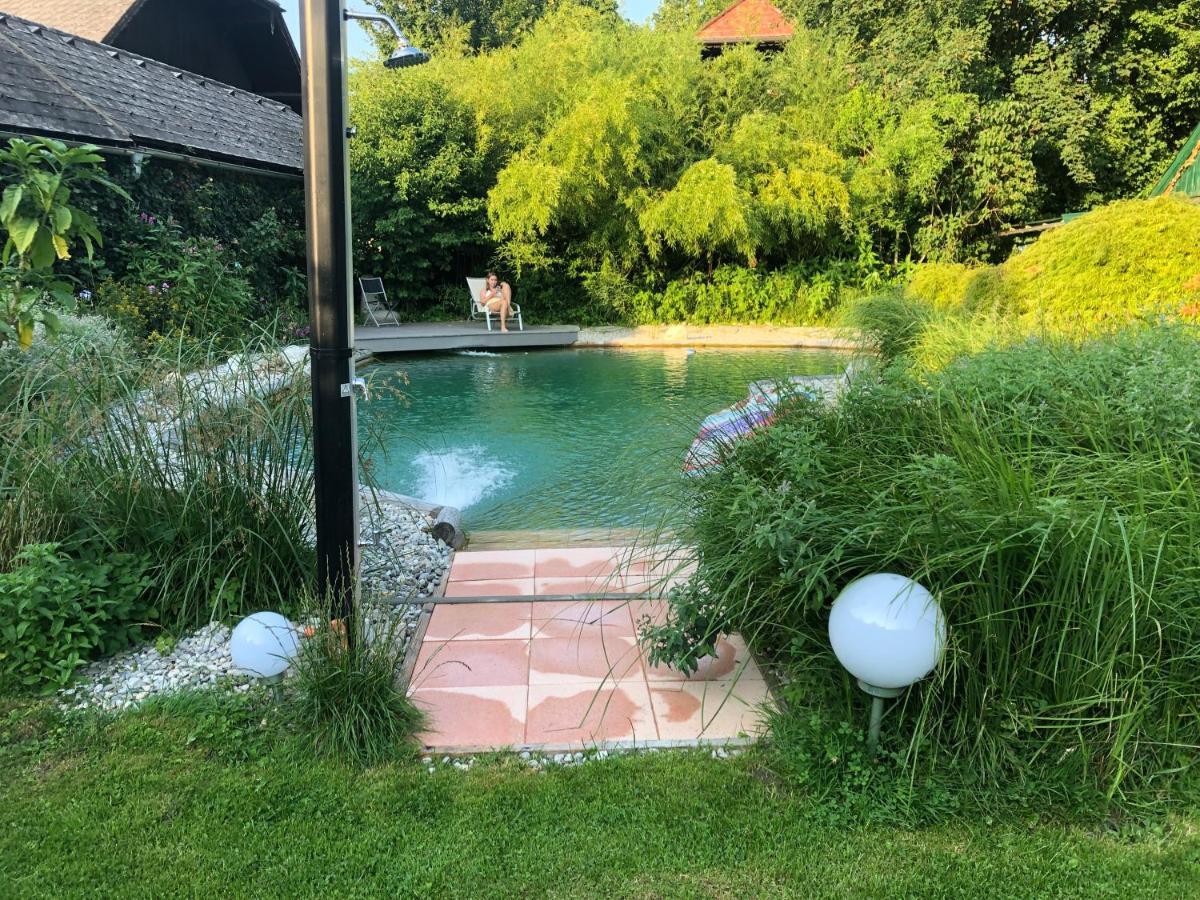 Haus Mit Sauna Und Privatem Badeteich In Anif Bei Salzburg Extérieur photo